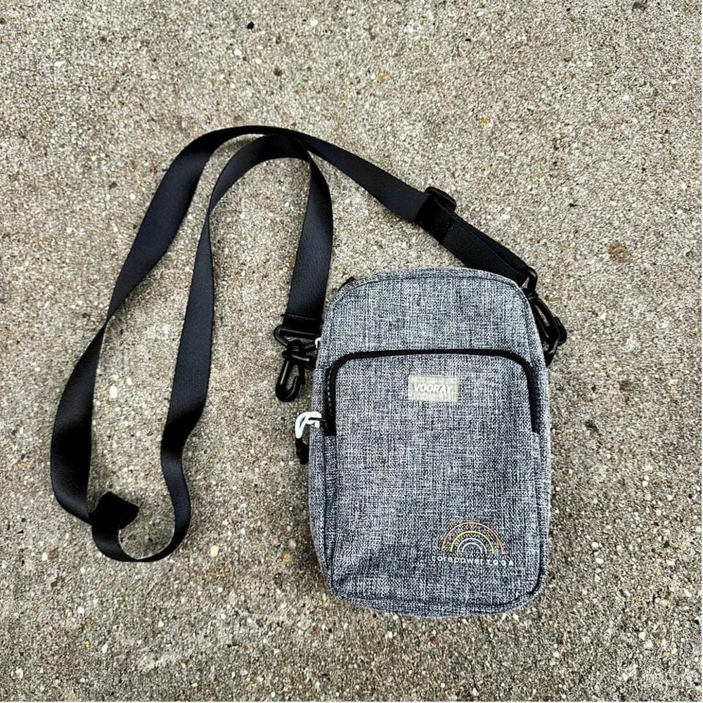 Vooray‎ Crossbody Purse Gray Corepower Yoga Bag Mini Gorpcore Grey Classic